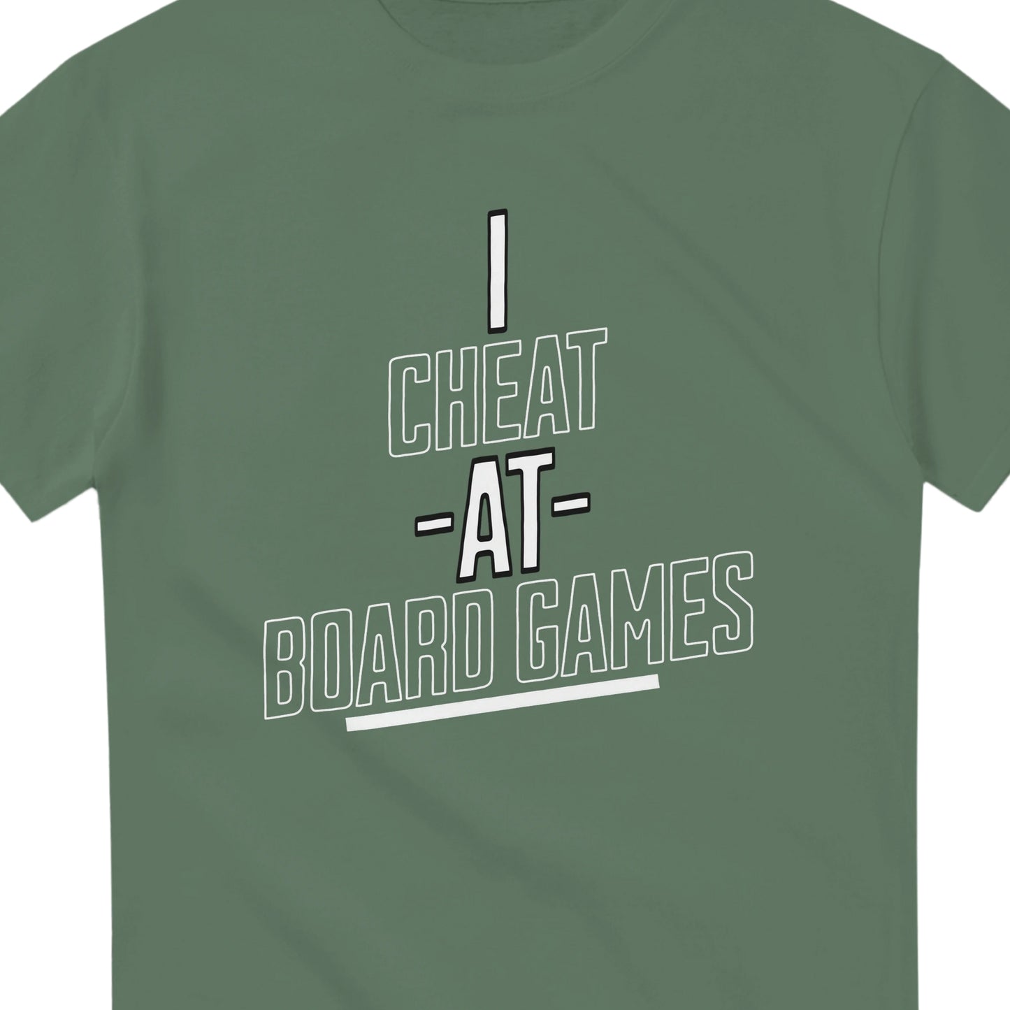 I Cheat At Board Games - Heavyweight Unisex Crewneck T-shirt
