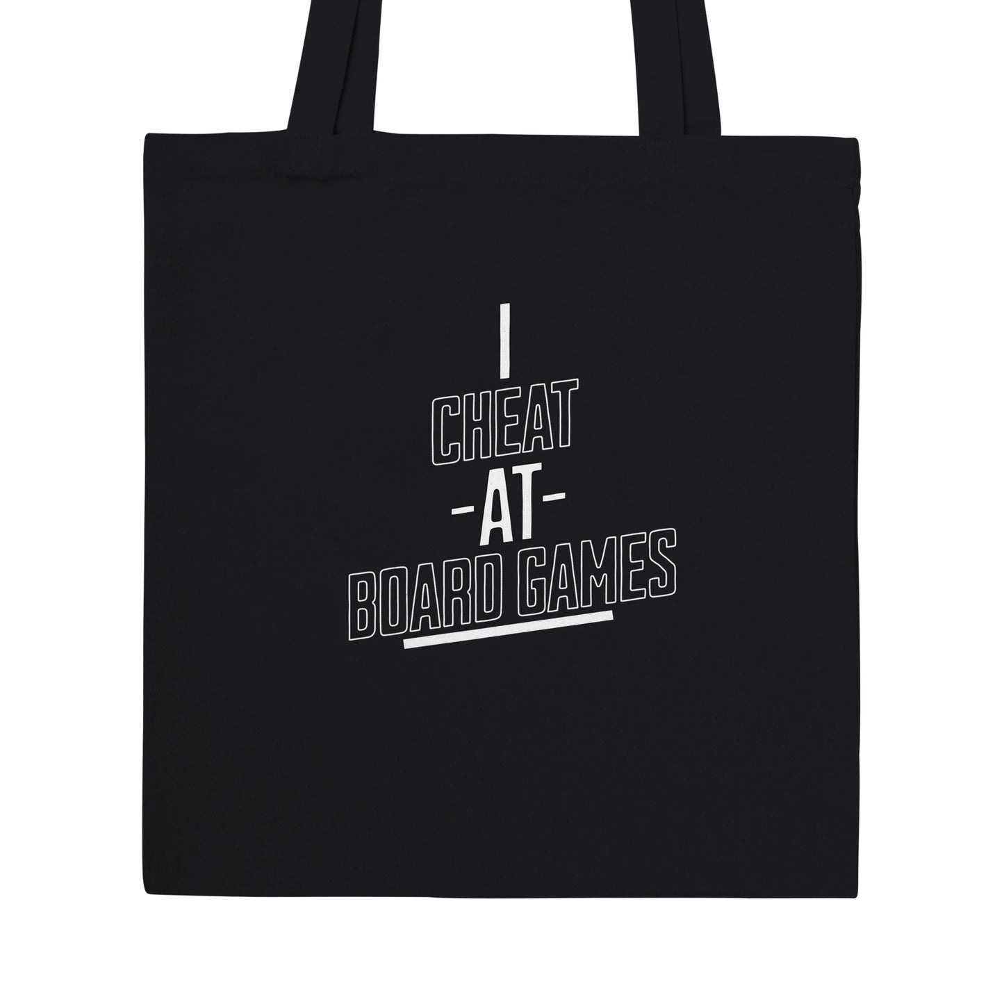 I Cheat At Board Games - Premium Tote Bag Black