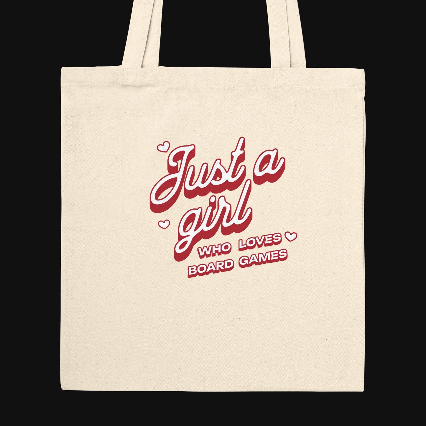 Just A Girl Who Loves Board Games - Premium Tote Bag Natural