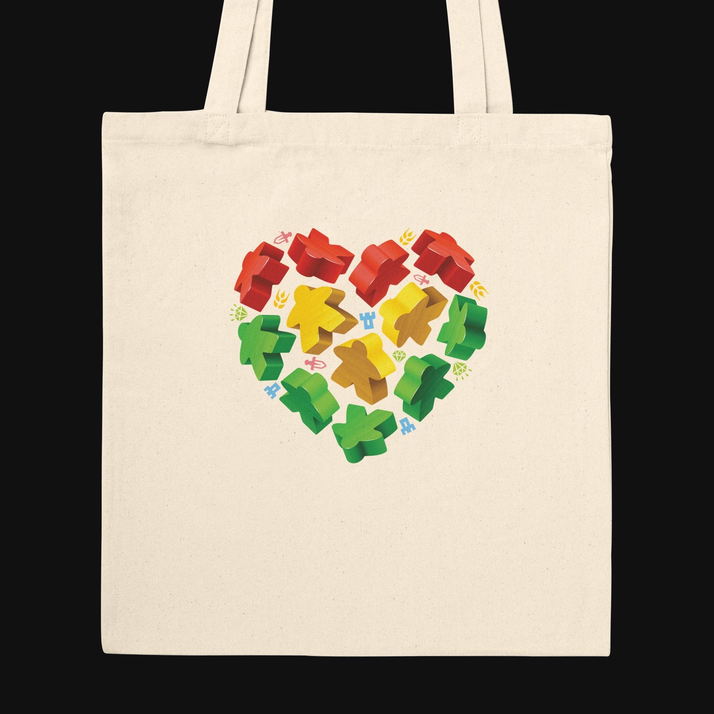 Meeple Heart - Premium Tote Bag