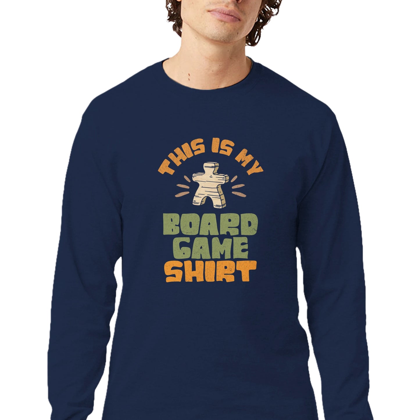 This Is My Board Game Shirt - Men's Long-Sleeve T-Shirt by Champion