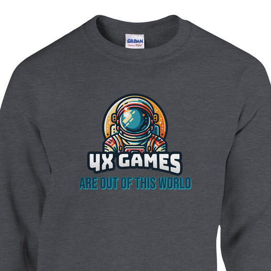 4X Games Are Out of This World - Classic Unisex Crewneck Sweatshirt