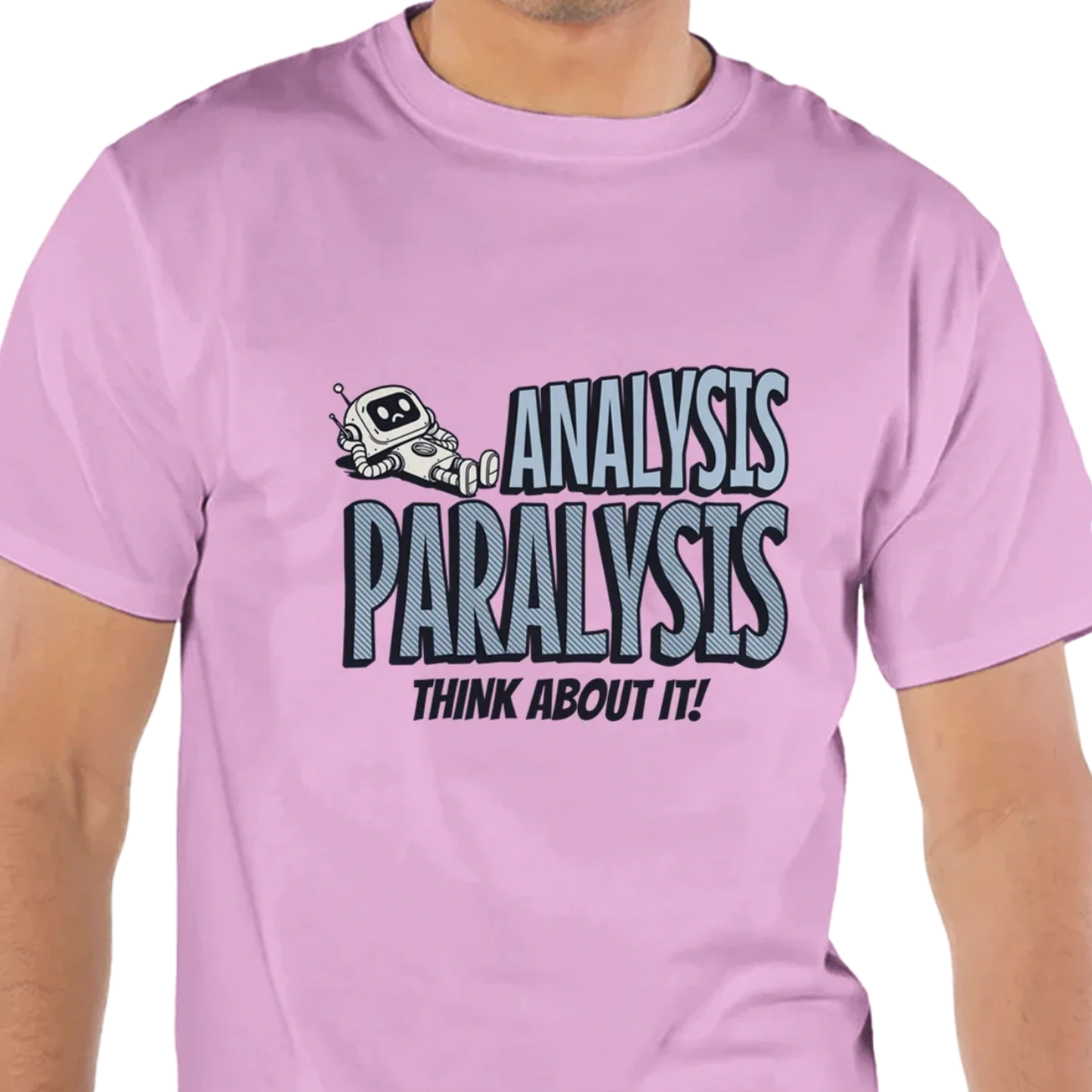 Analysis Paralysis - Men's Crewneck T-Shirt by Champion