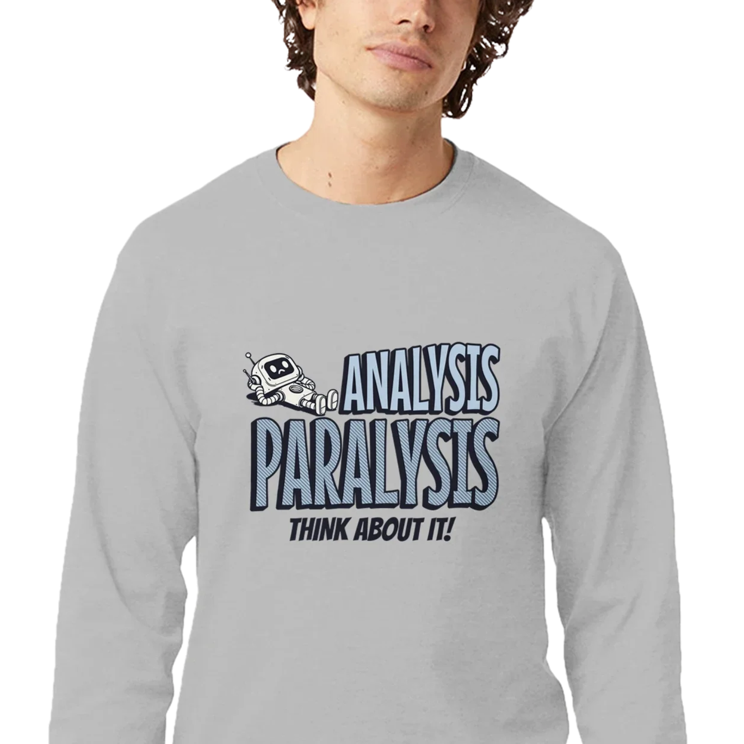 Analysis Paralysis - Men's Long-Sleeve T-Shirt by Champion