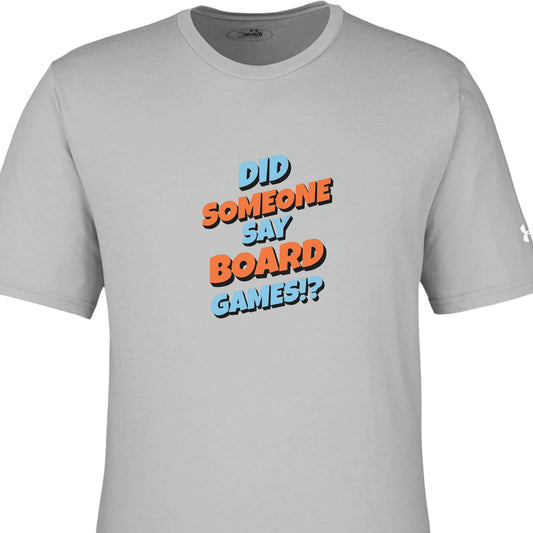 Did Someone Say Board Games - Men's Athletic Crewneck T-Shirt by Under Armour