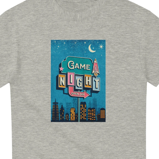 Game Night - Heavyweight Unisex Crewneck T-shirt