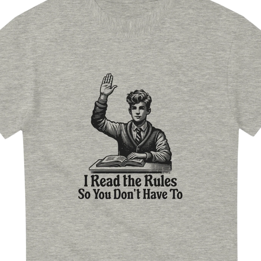 I Read the Rules 1 - Heavyweight Unisex Crewneck T-shirt