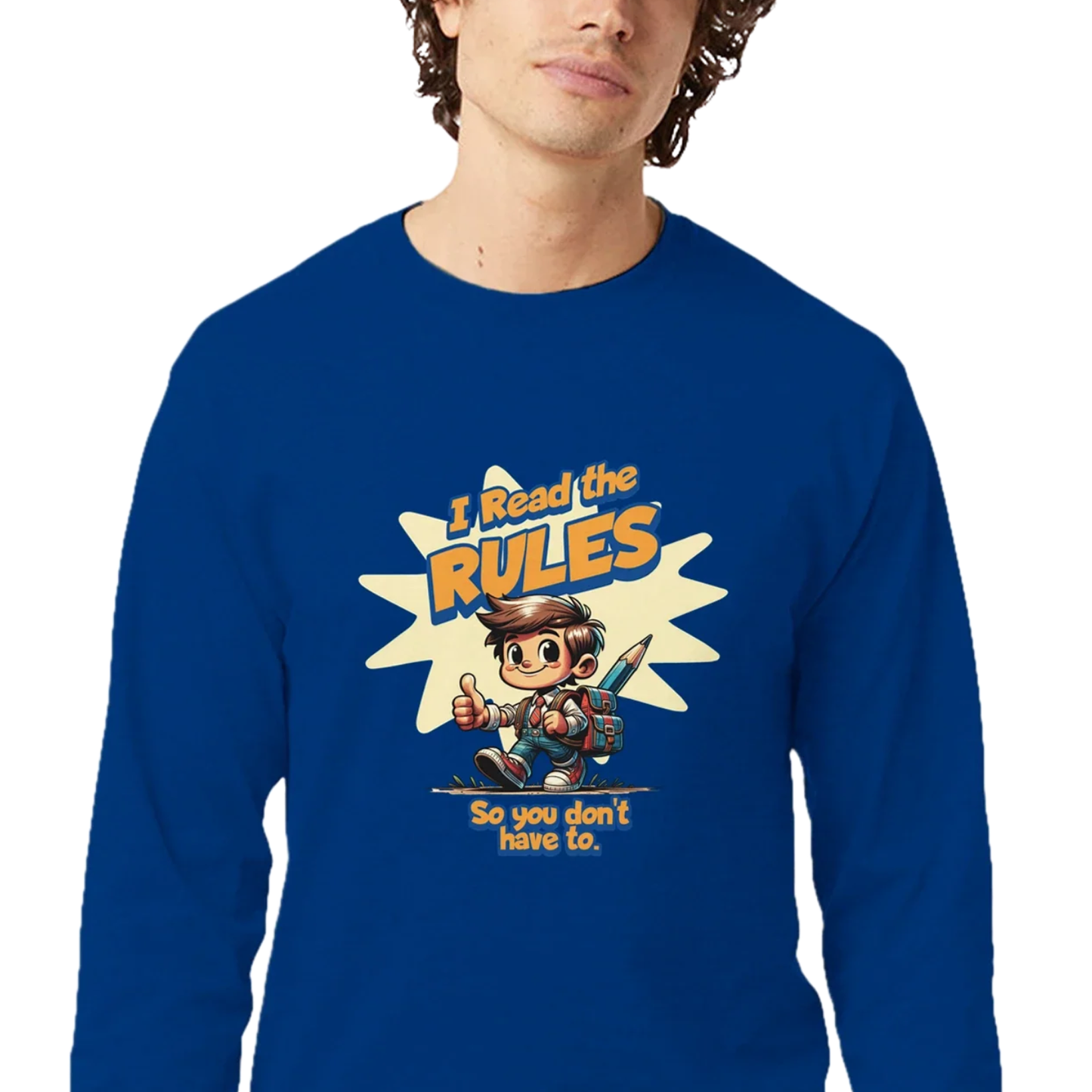 I Read the Rules 2 - Men's Long-Sleeve T-Shirt by Champion