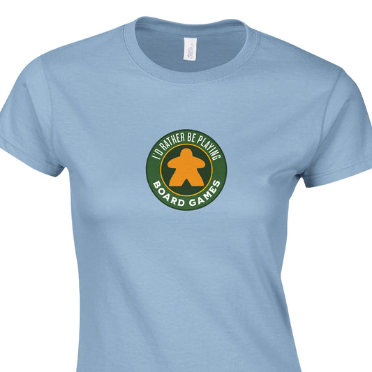 I'd Rather Be Playing Board Games - Classic Womens Crewneck T-shirt