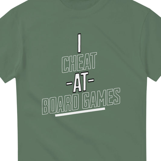 I Cheat At Board Games - Heavyweight Unisex Crewneck T-shirt
