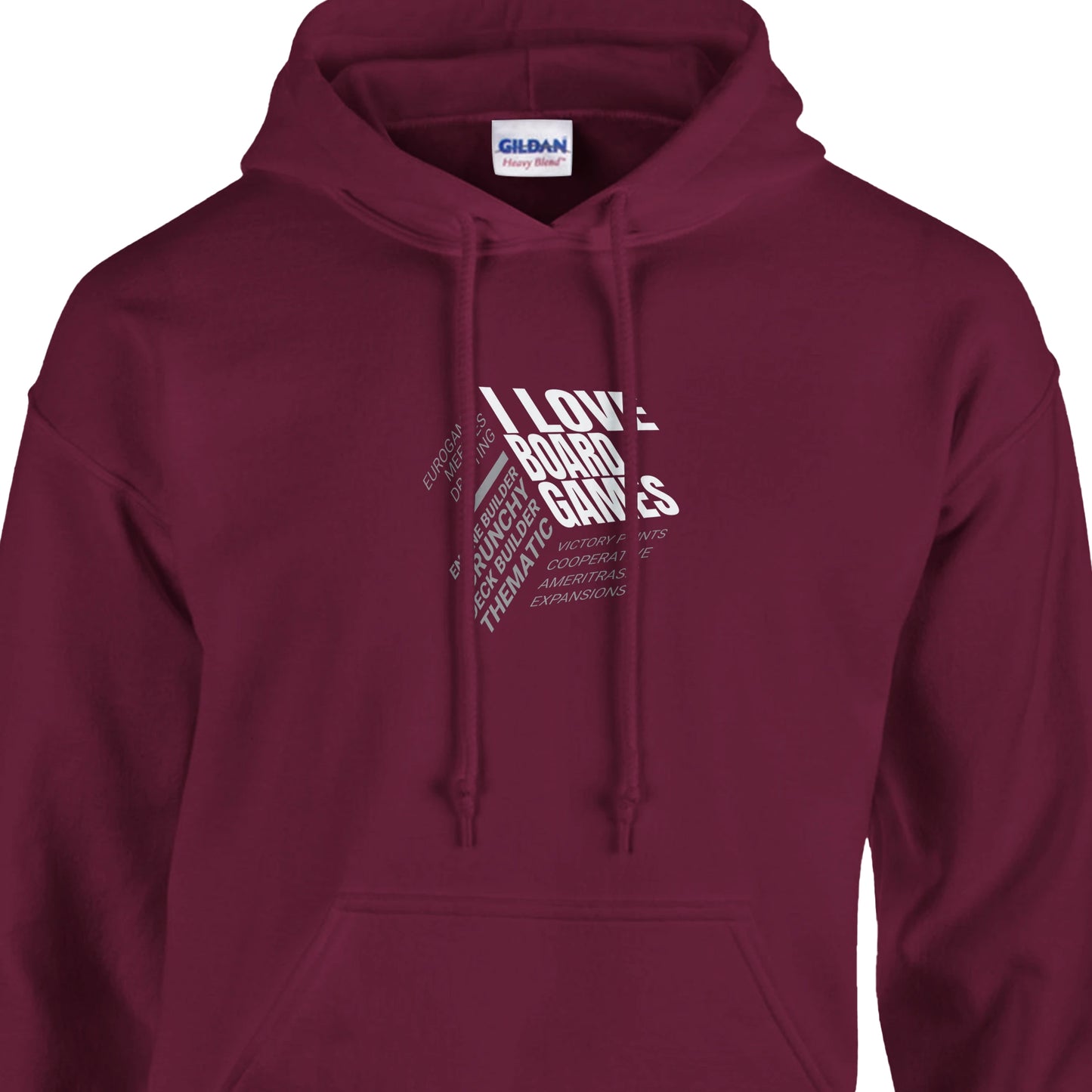 I Love Board Games - Classic Unisex Pullover Hoodie