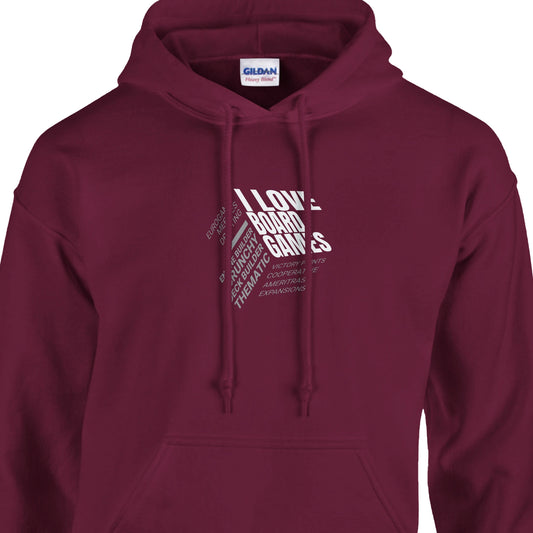 I Love Board Games - Classic Unisex Pullover Hoodie