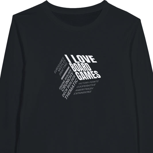 I Love Board Games - Premium Unisex Long-Sleeve T-shirt