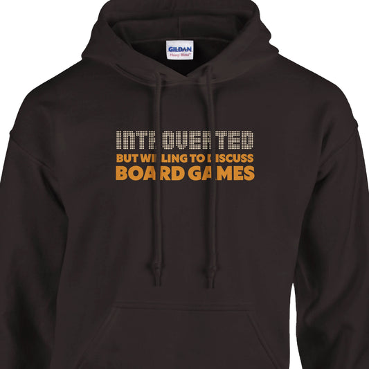 Introverted But Willing To Discuss Board Games - Classic Unisex Pullover Hoodie