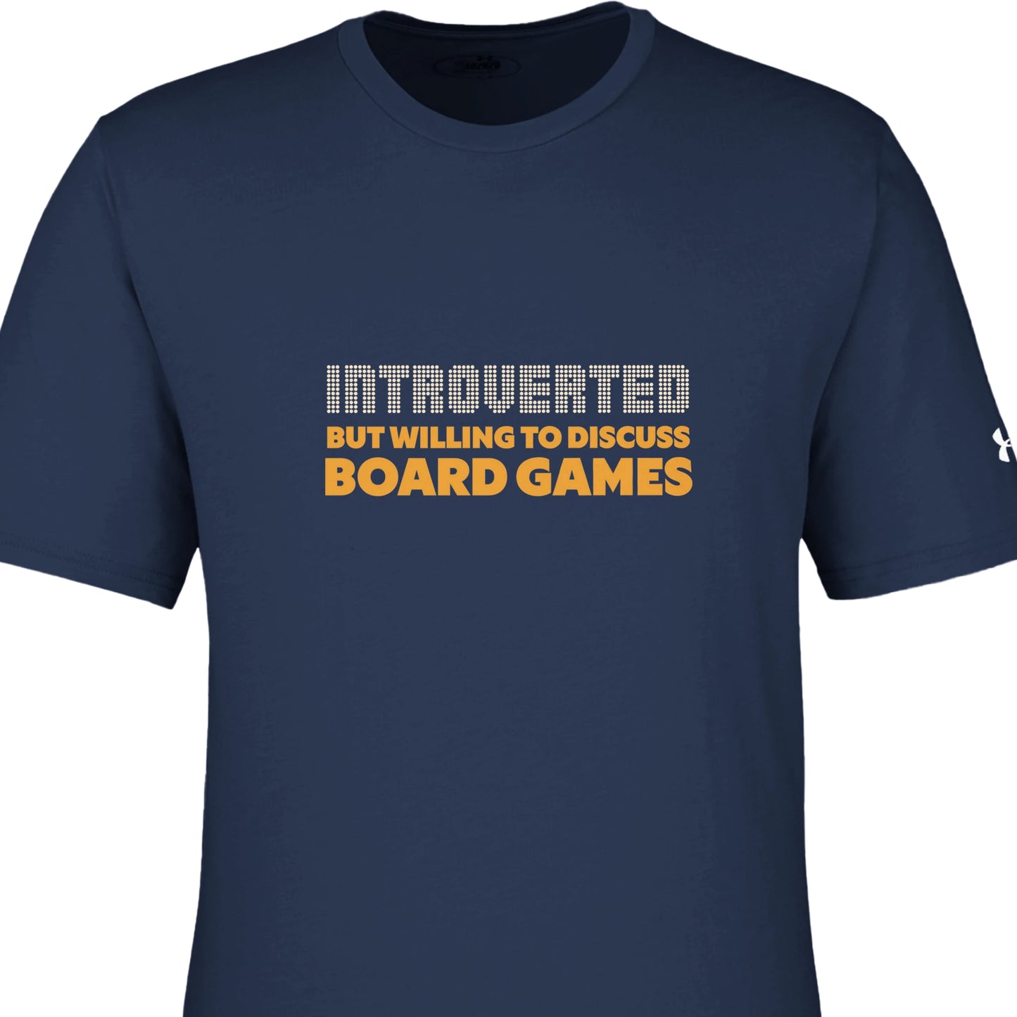 Introverted But Willing To DIscuss Board Games - Men's Athletic Crewneck T-Shirt by Under Armour