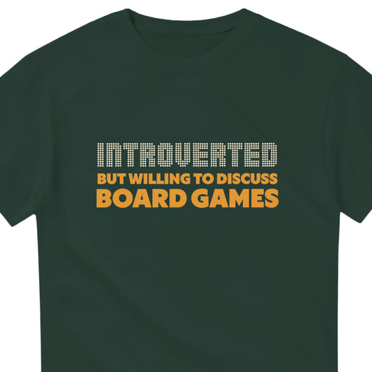 Introverted But Willing To Discuss Board Games - Heavyweight Unisex Crewneck T-shirt