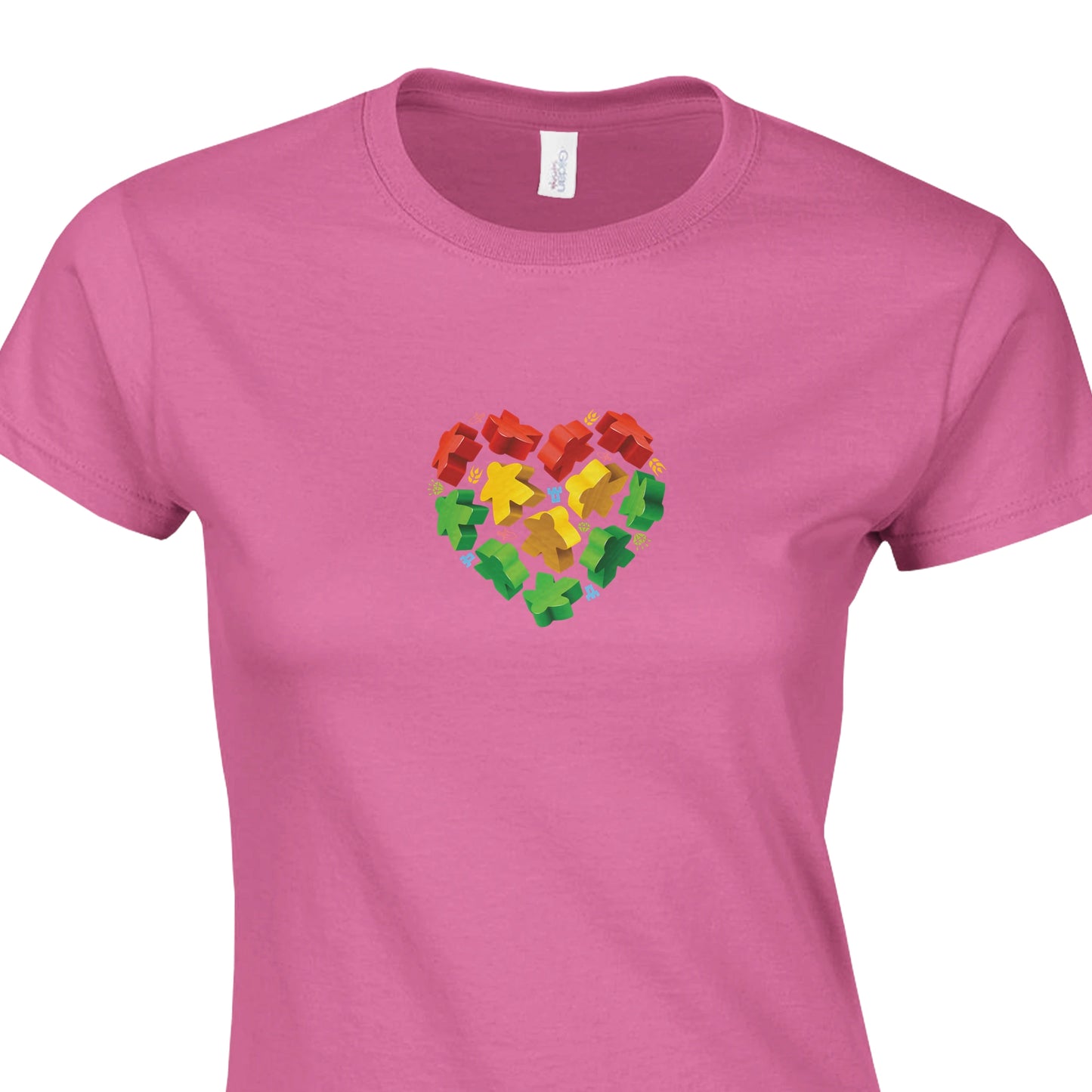 Meeple Heart - Classic Womens Crewneck T-shirt