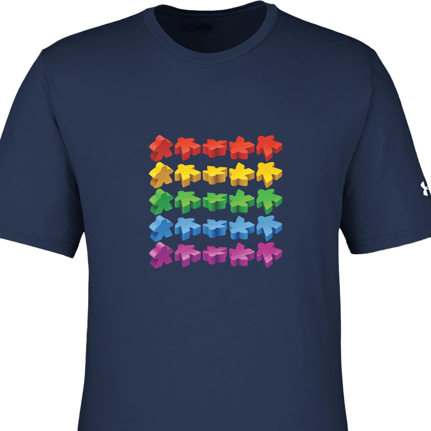 Meeples - Men's Athletic Crewneck T-Shirt by Under Armour
