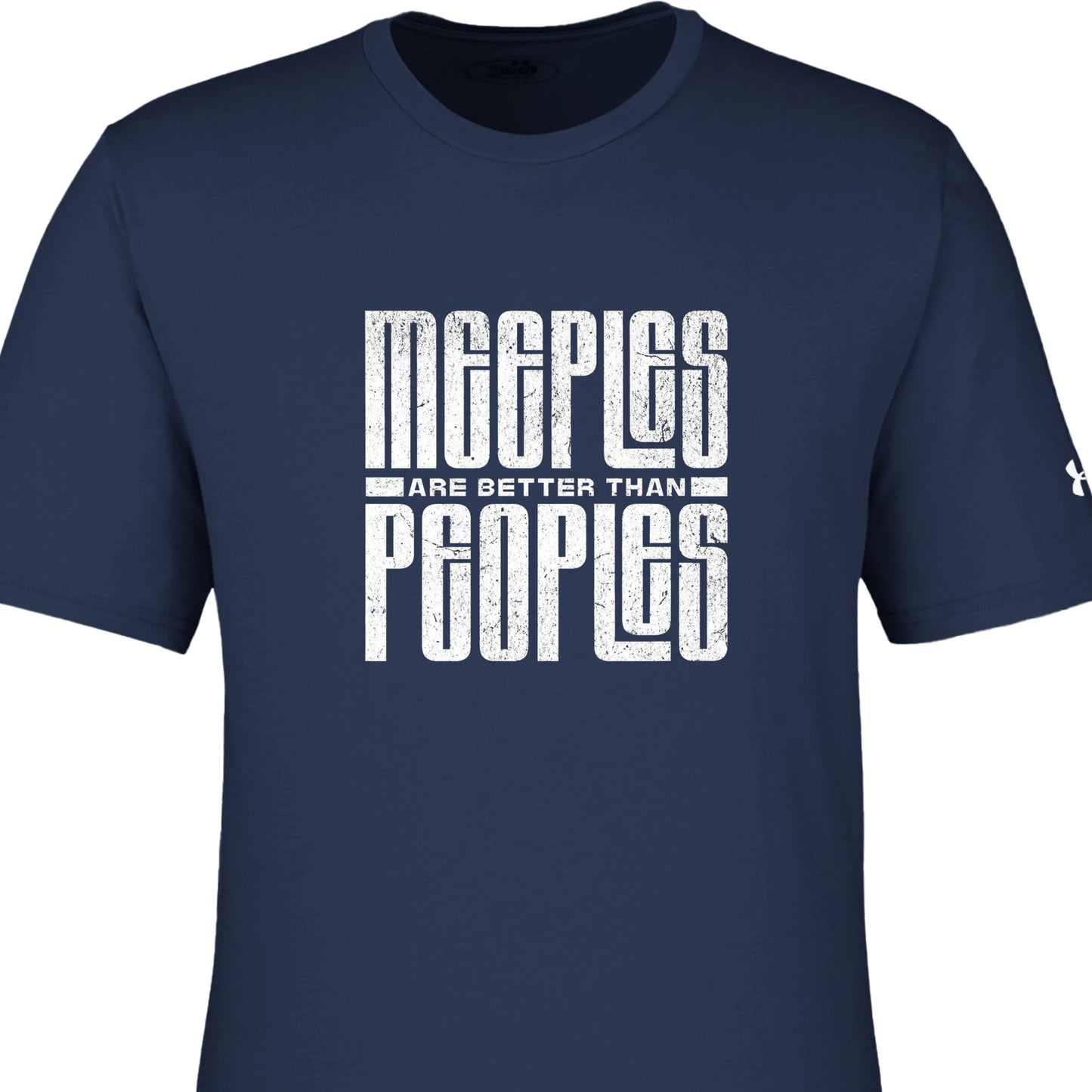 Meeples Are Better Than Peoples - Men's Athletic Crewneck T-Shirt by Under Armour
