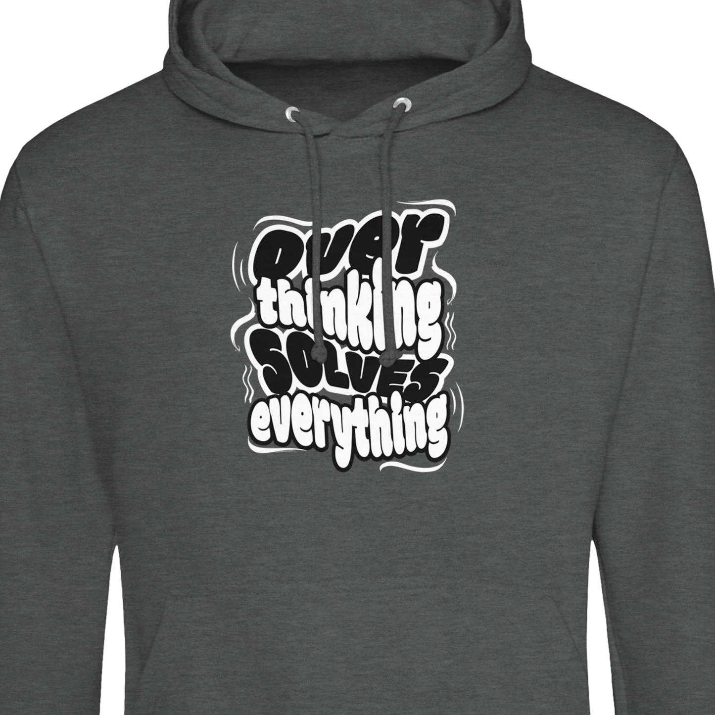 Overthinking Solves Everything - Premium Unisex Pullover Hoodie by JustHoods