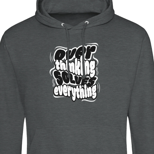 Overthinking Solves Everything - Premium Unisex Pullover Hoodie by JustHoods