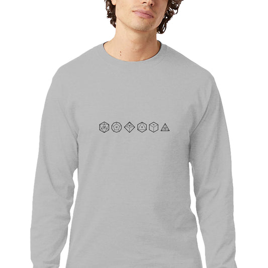 RPG Dice - Men's Long-Sleeve T-Shirt by Champion