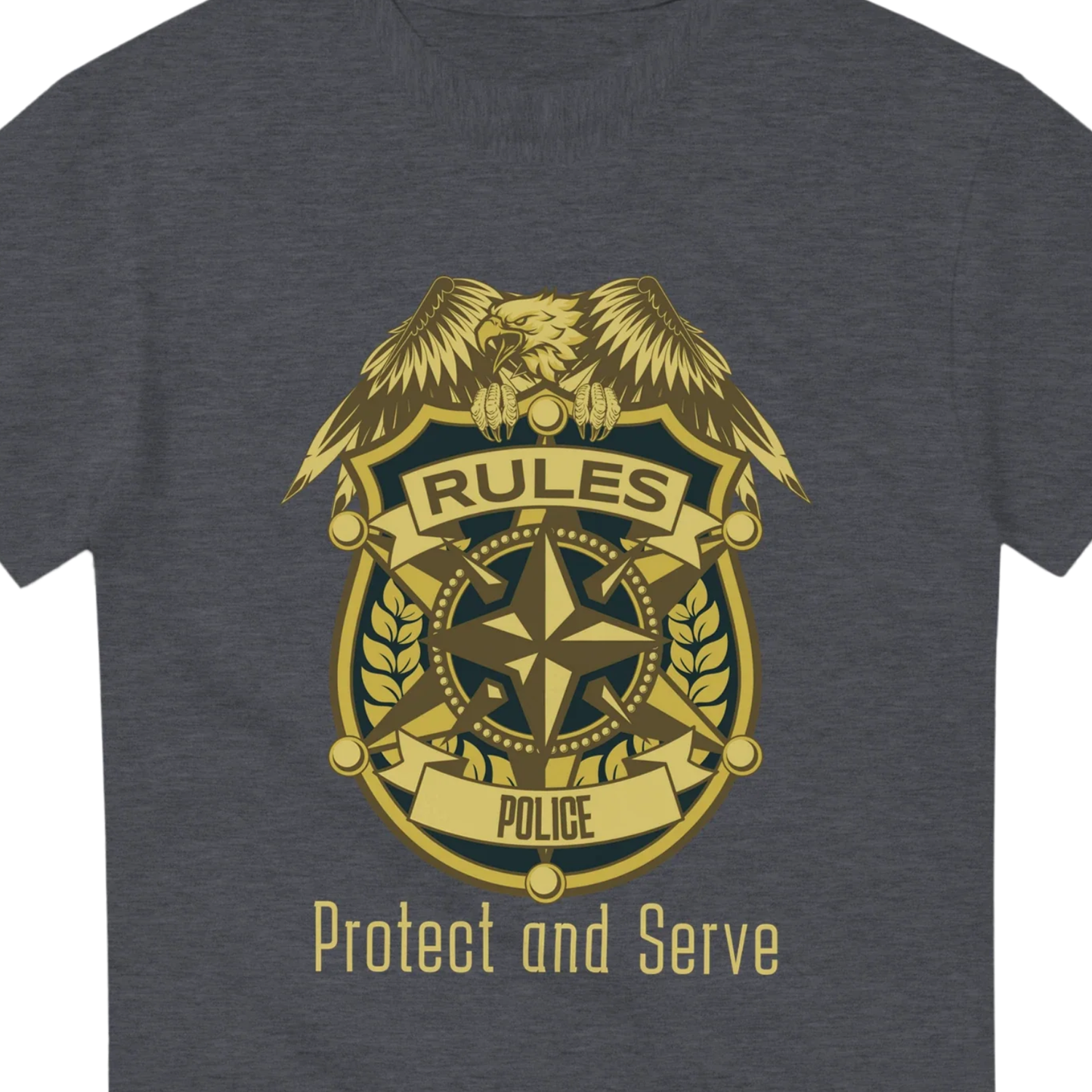 Rules Police - Heavyweight Unisex Crewneck T-shirt