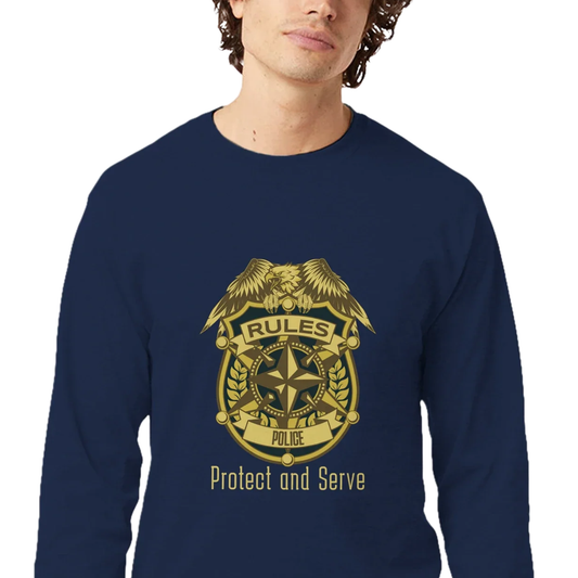 Rules Police Men's Long-Sleeve T-Shirt by Champion