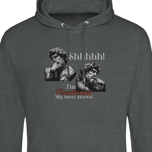 Shhhhh! I'm Overthinking - Premium Unisex Pullover Hoodie by JustHoods