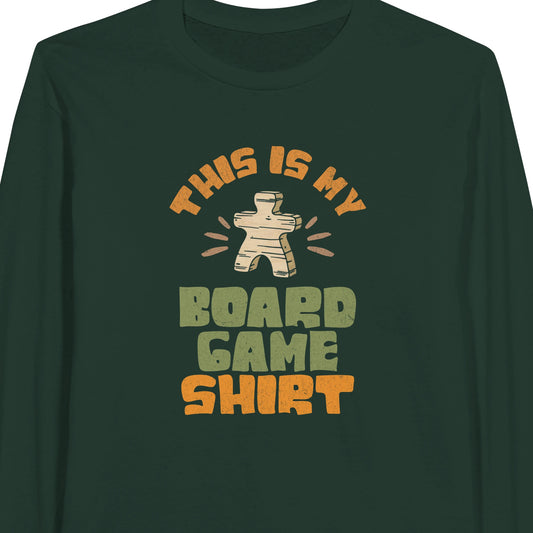 This is My Board Game Shirt - Classic Unisex Long-sleeve T-shirt