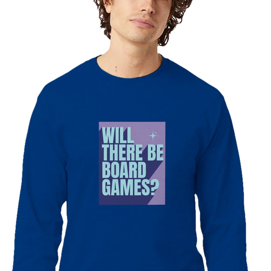 Will There Be Board Games? - Men's Long-Sleeve T-Shirt by Champion