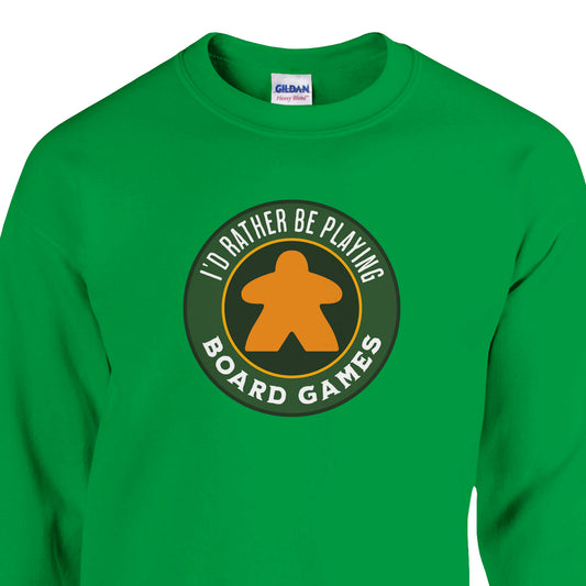 I'd Rather Be Playing Board Games - Classic Unisex Crewneck Sweatshirt