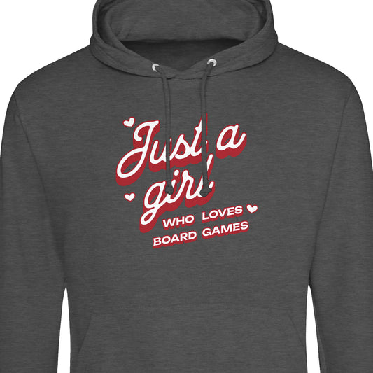 Just A Girl Who Loves Board Games - Premium Unisex Pullover Hoodie by JustHoods