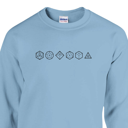 RPG Dice - Classic Unisex Crewneck Sweatshirt